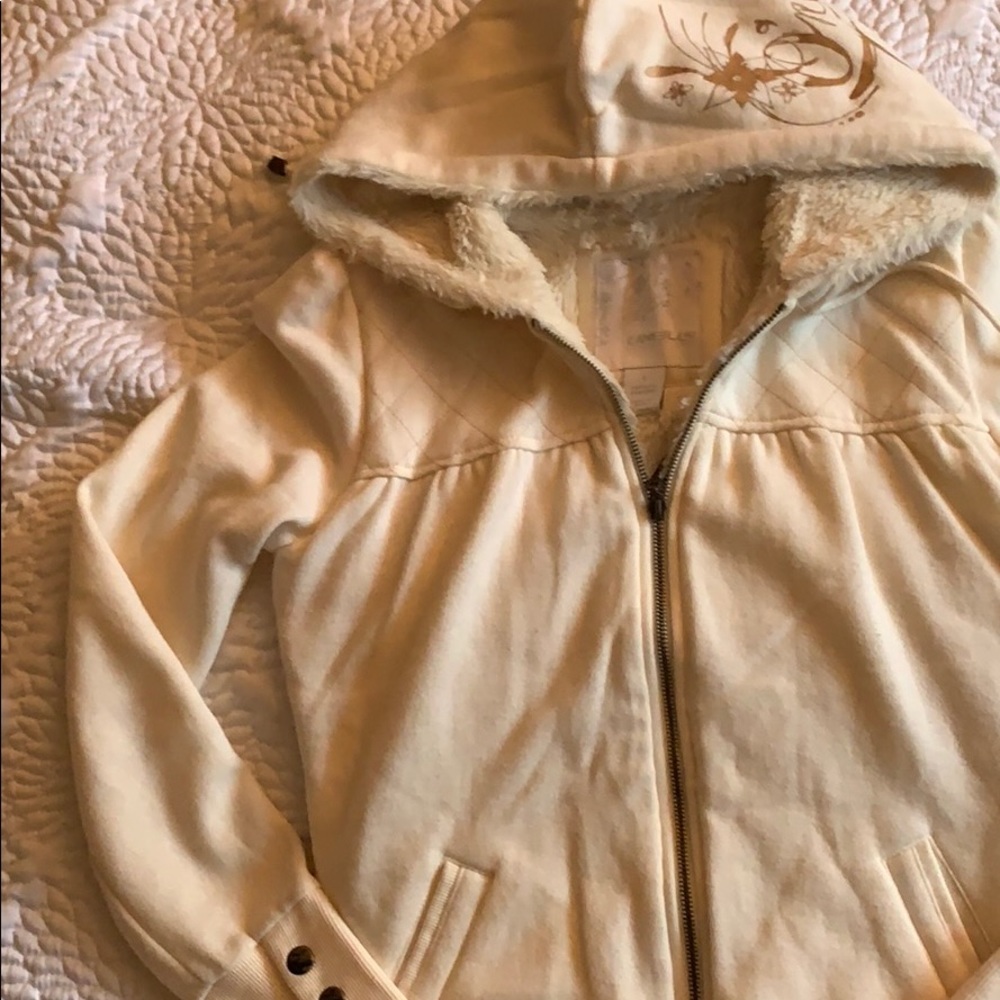 O’NEILL faux fur lined sweatshirt, Size Small